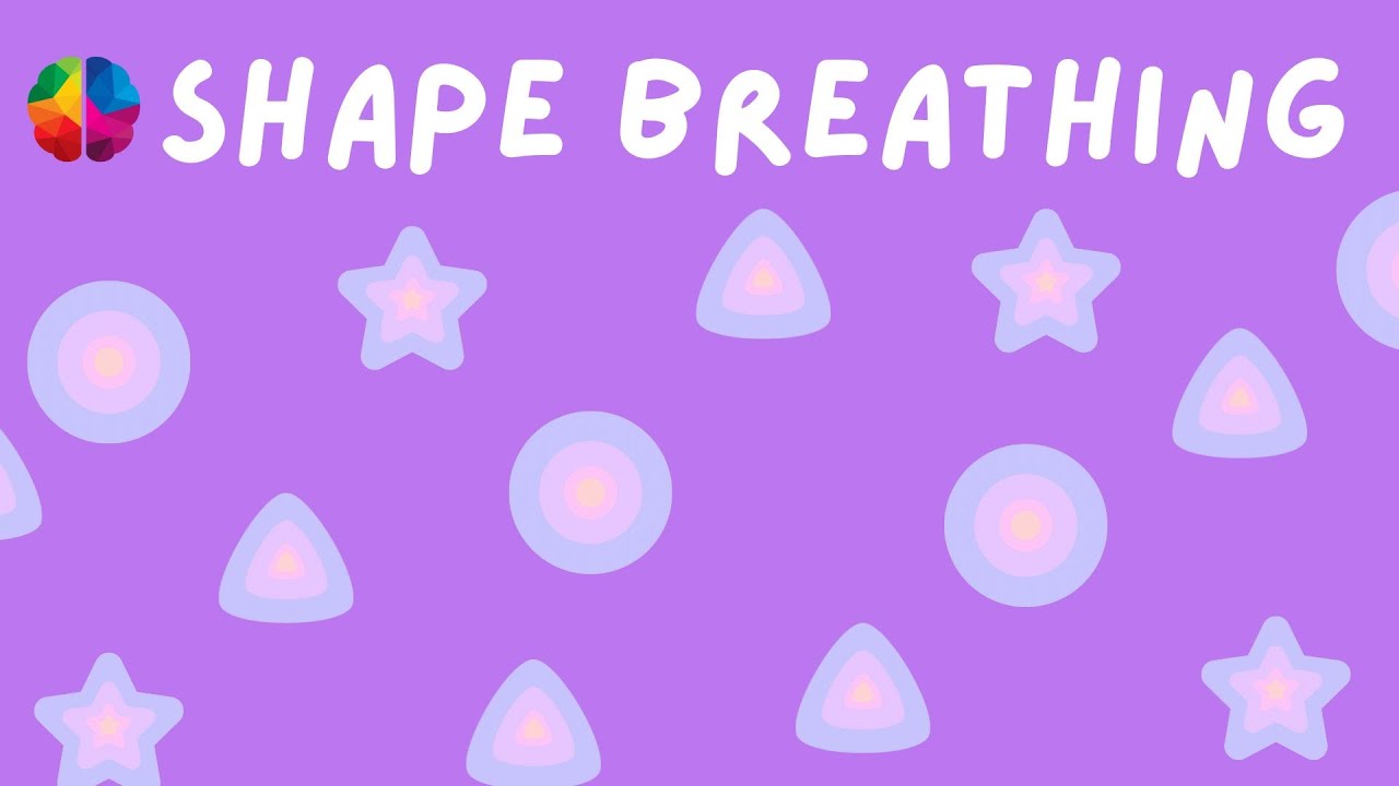 Shape Breathing Mix //Guided Breathing Exercise//Mindfulness for Kids ☁️