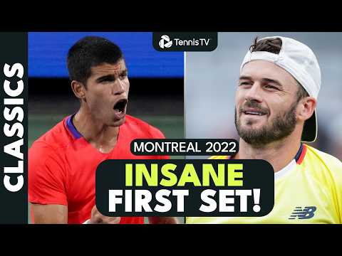 Carlos Alcaraz vs Tommy Paul EPIC First Set! | Montreal 2022