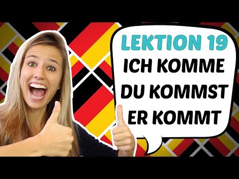 GERMAN LESSON 19: EASY Conjugation of German REGULAR VERBS (+ Personal Pronouns)