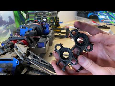 Traxxas E-Revo 2.0 Repair | Axle Carriers, A Arms, Pivot Ball Caps and Dust Boots