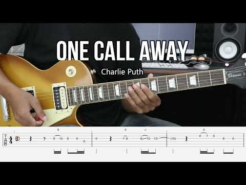 One Call Away - Charlie Puth - Guitar Instrumental Cover + Tab