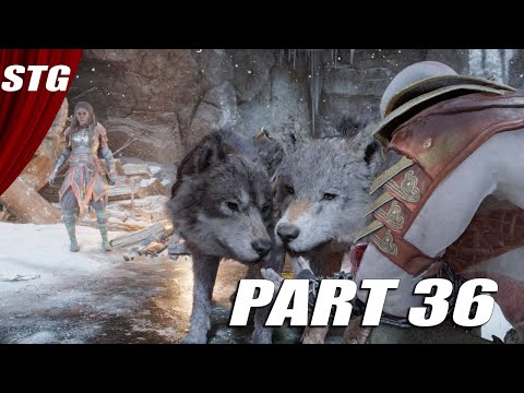 God of War Ragnarok - Gameplay and Walkthrough - Gravel Belly and Ice Lake of the Nine - Part 36