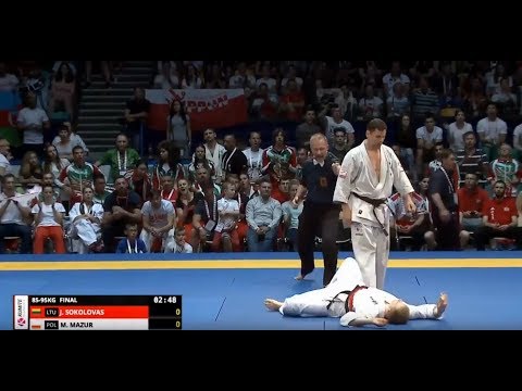 KO Juras Sokolovas Lithuania Vs Maciej Mazur Poland EC 2018 Poland