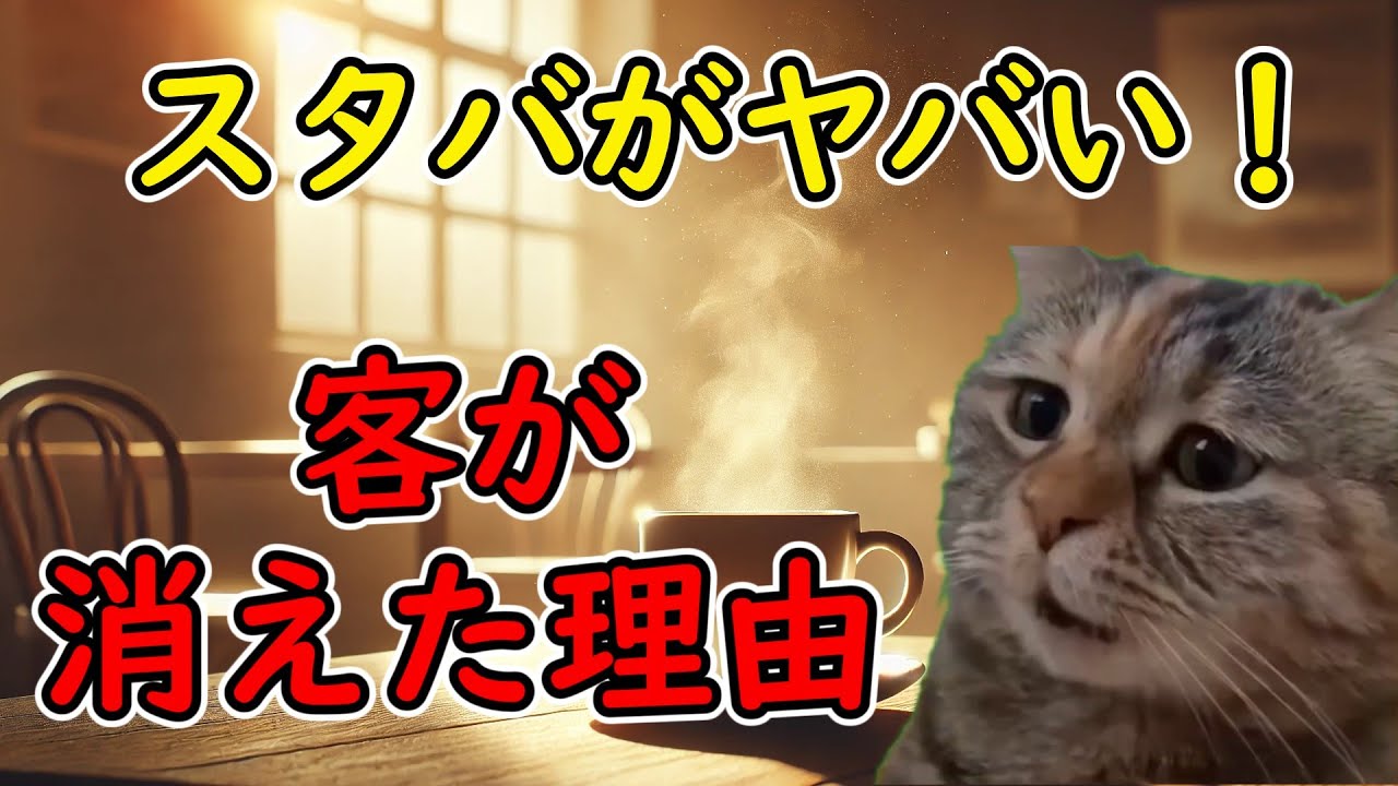 【猫ミーム】「天下のスタバ」が客離れ！？世界一のコーヒー帝国に何が起きたのか…