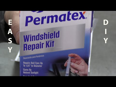 How To Fix A Windshield Crack Using Permatex Windshield Repair Kit