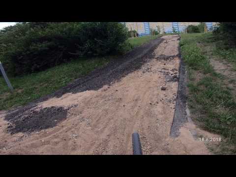 cyklotrasa A22 Háje uzavírka cyklotrasy bez objízdný trasy, bez zátaras - jen tak