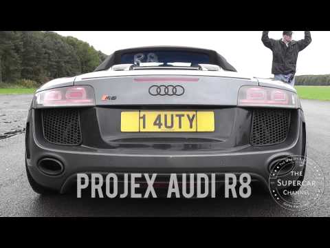 Projex Audi R8 - insane exhaust noise! at VMax Quicksilver