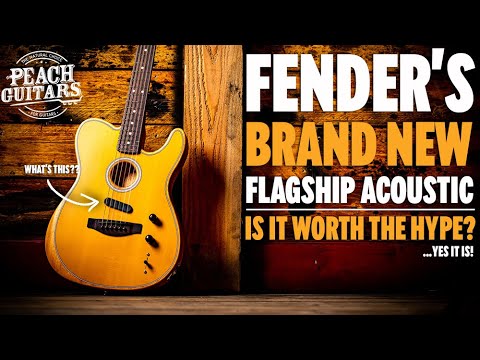 Fender's BRAND NEW Flagship Acoustic...Is It Worth The Hype? | Acoustasonic Player Telecaster