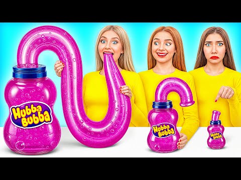 Big, Medium and Small Plate Challenge | Who Wins the Secret Kitchen Battle by Multi DO Joy