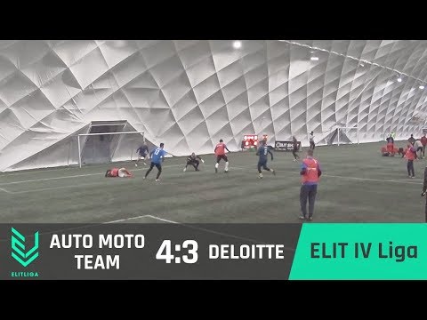 AUTO MOTO Team 4:3 DELOITTE - ELIT IV Liga [ZIMA 2018]