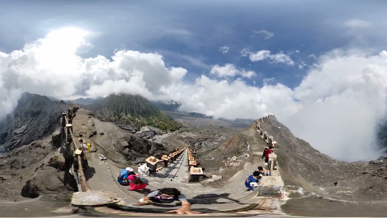 Mount Bromo , East Java, Indonesia 360VR Ep13 : Wheelwego360°
