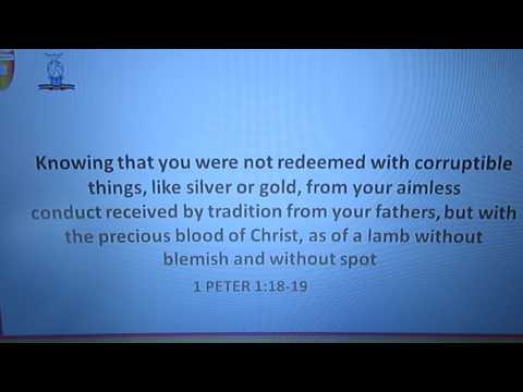 1 PETER 1: 18-19