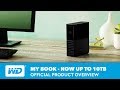 WD My Book 8TB Black External Hard Drive with Automatic Backup & Password Protection, WDBBGB0080HBK-BESN
