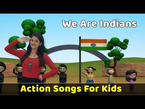 Republic Day Song For Children | We are Indians Poem | Action Songs For Kids | Baby Nursery Rhymes