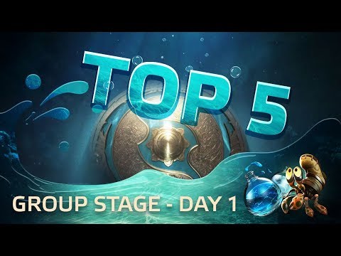 TOP5 Highlights TI7 Group stage - Day 1