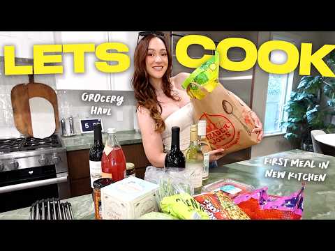 COOKING THE FIRST MEAL IN MY NEW KITCHEN!!! 🥗🍴