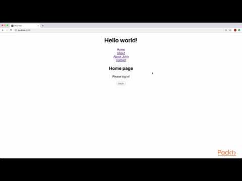 Learning React Overview Multi Page React App | packtpub com