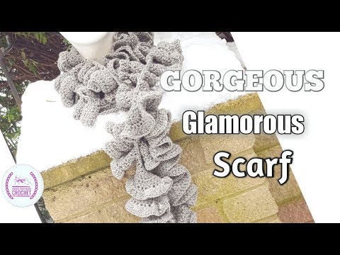 Crochet Gorgeous Glamorous Mum's Scarf ☆Handsthatrockcrochet