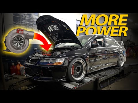 EVO 9 GETS A TURBO UPGRADE RIGHT BEFORE...