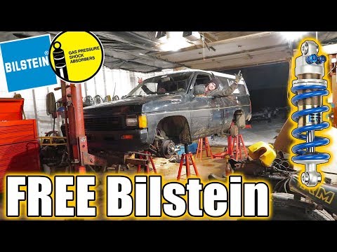 We lifted our Nissan D21 for Free!