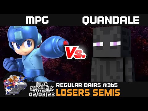 Regular Bairs #365 - SSBU - Losers Semis - MPg vs. Quandale Dingleton