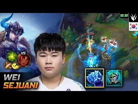 Wei Jungle Sejuani Build Frostfire Gauntlet Aftershock - LOL KR 12.16
