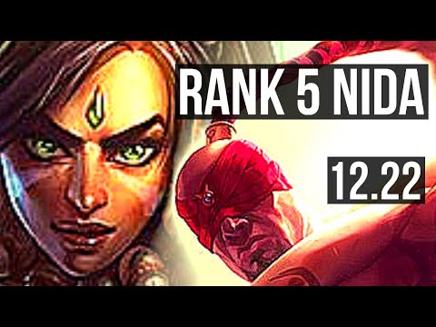 NIDALEE vs LEE SIN (JNG) | 9/0/3, Rank 5 Nida, Legendary | KR Challenger | 12.22
