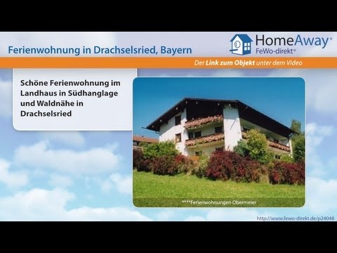 Bayerischer Wald: Schöne Ferienwohnung im Landhaus in Südhanglage und - FeWo-direkt.de Video
