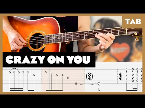 Heart - Crazy On You - Guitar Tab | Lesson | Cover | Tutorial | Zager