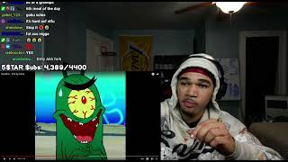 PlaqueBoyMax Reacts To Planktons DISSTRACK On Mr Krabs