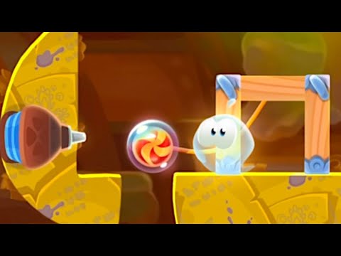 Cut the Rope Magic GOLD - Ancient Library Ghost Om Nom - YouTube