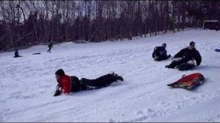 preview picture of video 'Snow Sledding in January 2011'