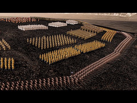 3500 ELVES Last Stand on HILL TOP vs 15K ORCS - Total War DAWNLESS DAYS Mod