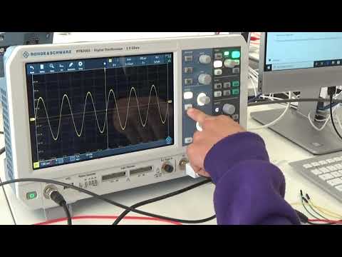 First amplifier on breadboard
