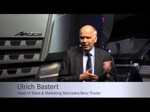 Vorstellung des neuen Baustellen-Lkw Mercedes-Benz Arocs