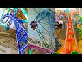 Every Roller Coaster At Nickelodeon Universe, NJ featuring the Worlds Steepest Roller Coaster!