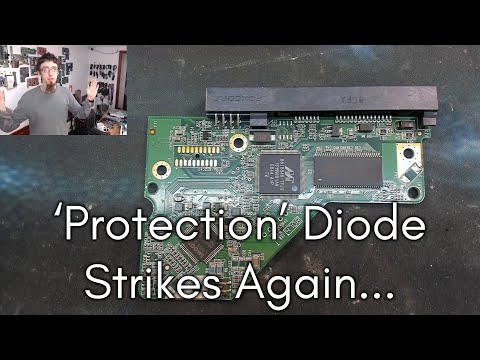 Lucky save, HDD with shorted SATA connector - LFC#223