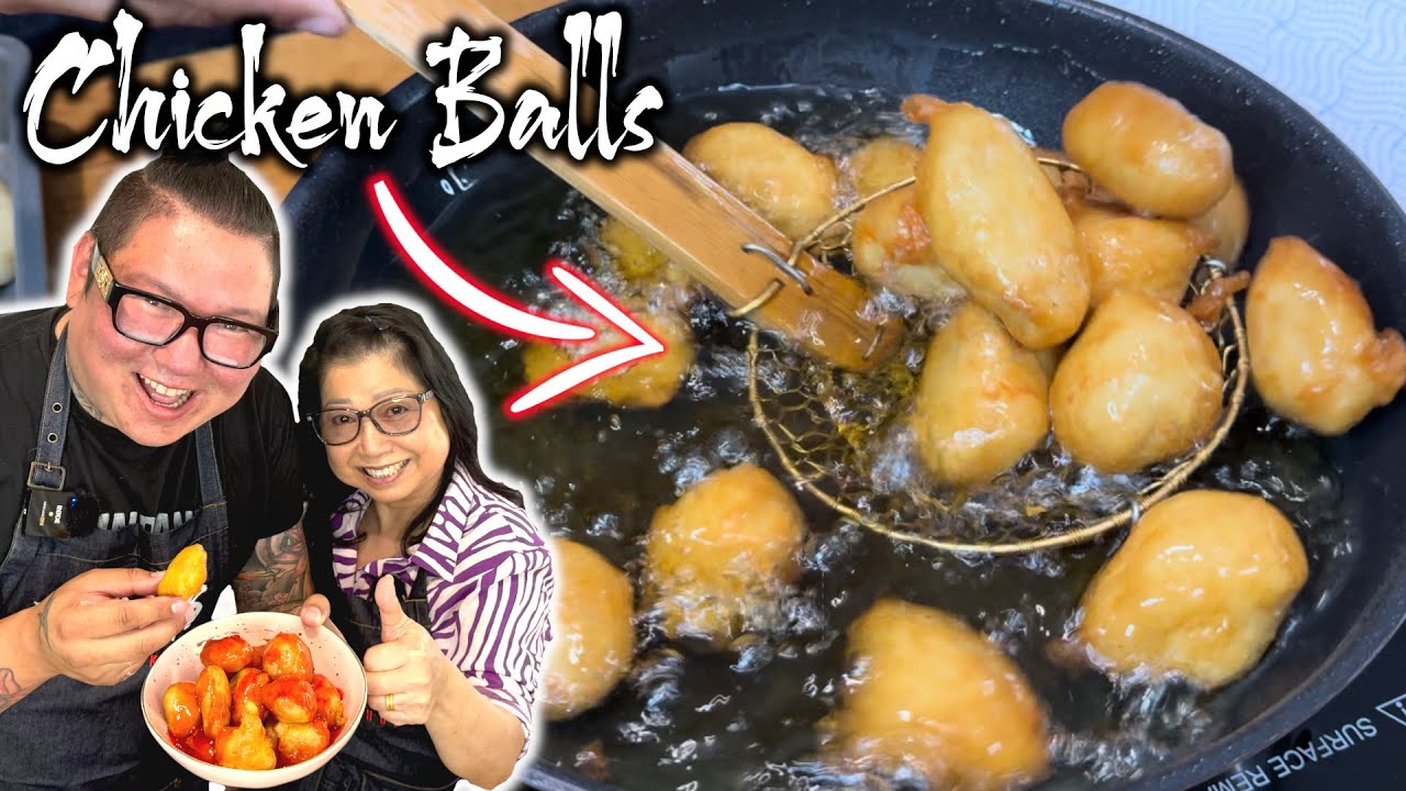 Chicken Balls with Sweet and Sour Sauce