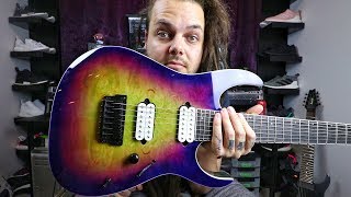 Video thumbnail for NEW GUITAR DAY! /// Ibanez RGIX7FDLB Iron label 2018 Unboxing & Review by bigfootLIFE