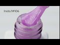 Molekula INSTA gel varnish No. I06 (pink-lilac with sparkles), 6 ml
