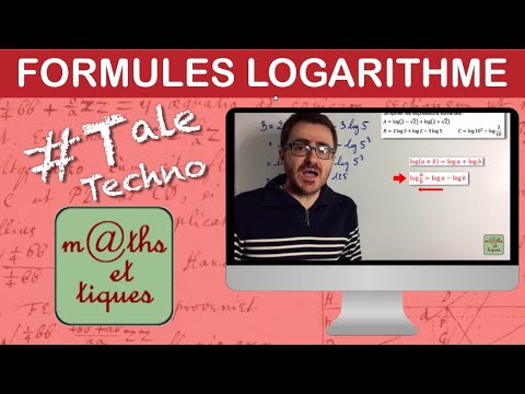 Apply the decimal logarithm formulas - Terminale Techno