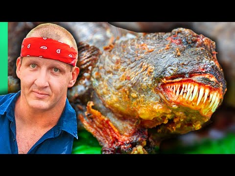 Hunting Asia’s Alien Fish Predator!!! CATCH AND COOK AND CRY!!