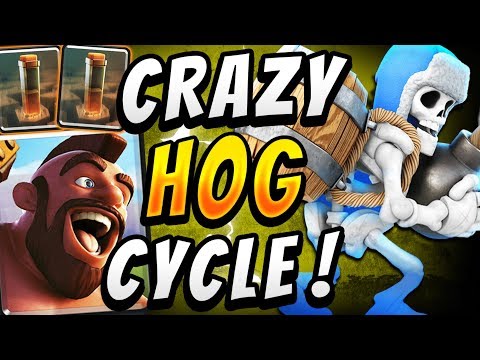 BETTER THAN EVER! INSANE HOG EARTHQUAKE DECK — Clash Royale