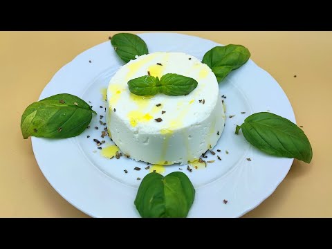 Ricotta fatta in casa senza caglio 📌 usando solo 2 ingredienti