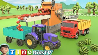 Tractor for Kids Trailer Cart & Crop Washer Conveyor  | Farm Trucks for Children