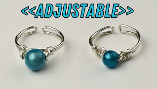 ADJUSTABLE Wire Rings to Make & Sell Tutorial $$$