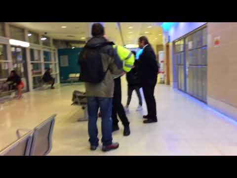 Cheeky bitch at Edinburgh bus station