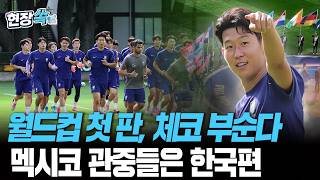 손흥민 인생 건 월드컵 첫 판...체코와의 일전, 멕시코 관중 응원 '지원군' [현장쏙] / 연합뉴스TV(YonhapnewsTV)