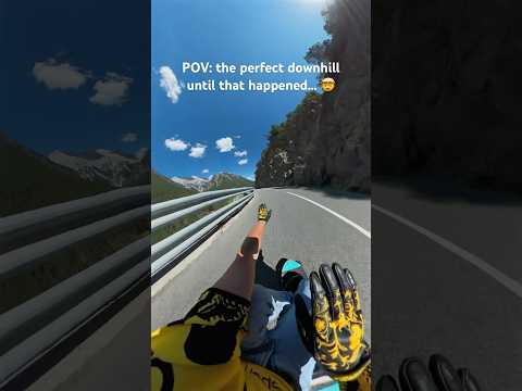 THIS DOWNHILL ALMOST TURNED INTO A TRAGEDY ⚠️ #closecall #downhill