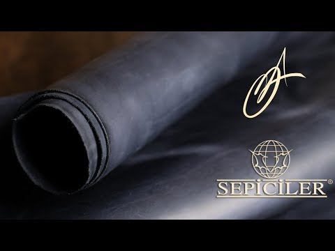 Sepici Leather - Crazy Navy Veg Tan 5-6oz